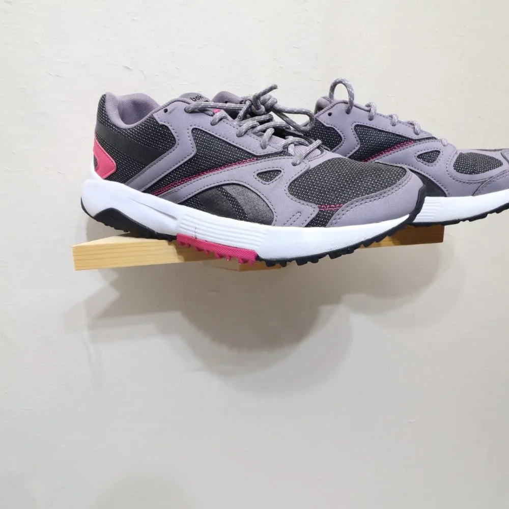 Reebok Trail Shoes Womens 9 Fuel Foam Gray Pink Charcoal White Athletic - Picture 4 of 14